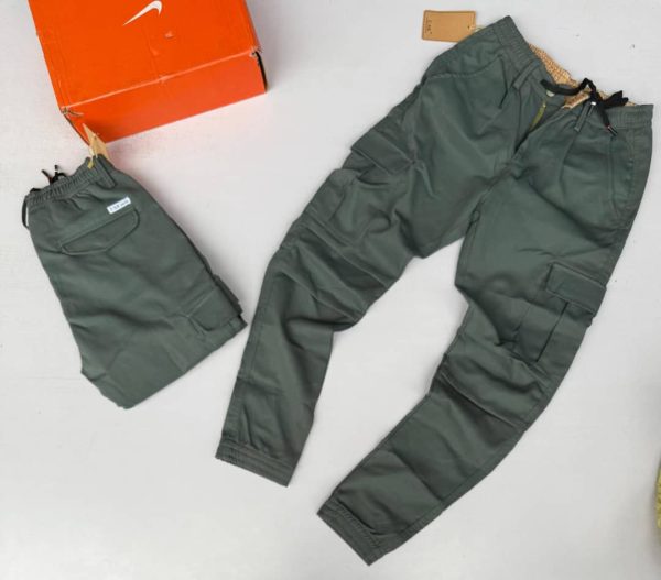 Grey Cargo Pants