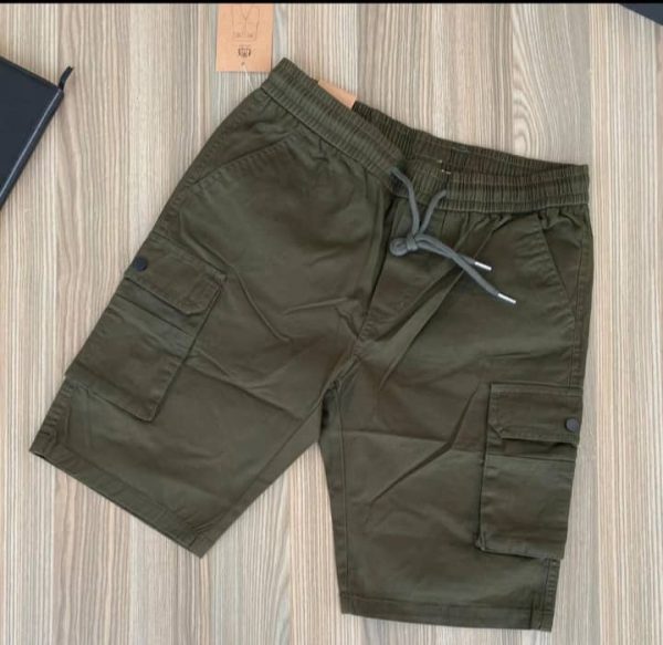 Green Cargo Shorts